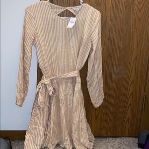 Tie Waist Mini Dress